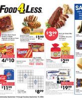 Food 4 Less weekly ad from Wednesday 09/09