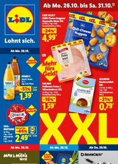 Lidl-Prospekt von Montag 26.10.