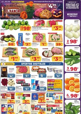 El Rancho weekly ad from Wednesday 10/28