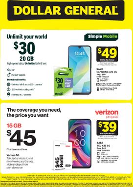 Dollar General - Wireless Deals