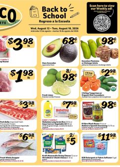 Fresco y Más weekly ad from Wednesday 08/12
