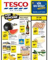 Tesco leták od středy 05.08.