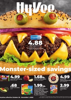 Hy Vee weekly ad from Monday 10/26