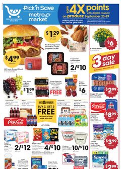 Pick'n Save weekly ad from Wednesday 09/23