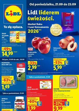 Lidl Polsko leták od pondělí 21.09.