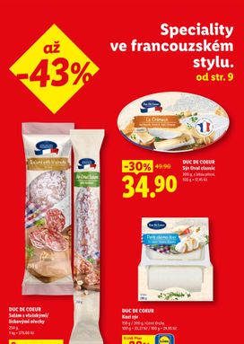Lidl leták od pondělí 14.09.
