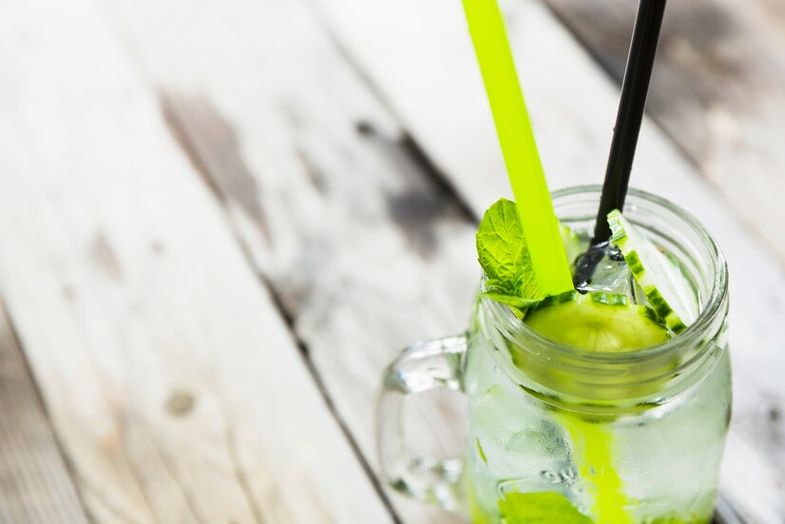 okurkový drink