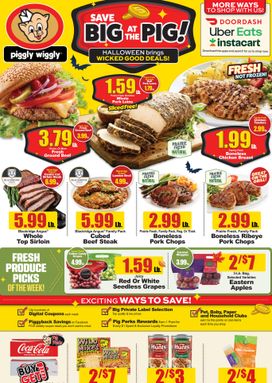 Piggly Wiggly weekly ad from Wednesday 10/28