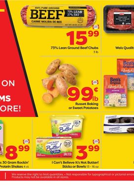 Weis Markets weekly ad from Thursday 09/10