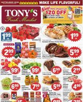 Tony's Fresh Market weekly ad from Wednesday 09/23