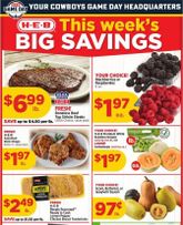 H-E-B weekly ad from Wednesday 09/09