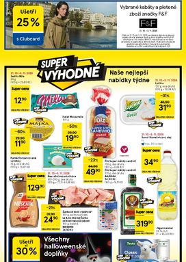Tesco leták od středy 21.10.