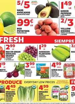 Sedano's weekly ad from Wednesday 09/23
