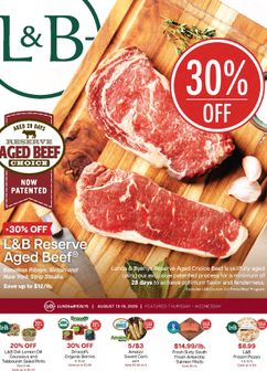 Lunds and Byerlys weekly ad from Thursday 08/13