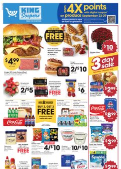King Soopers weekly ad from Wednesday 09/23