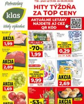 Klas leták platný od pondelka 31.08.