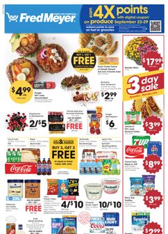 Fred Meyer weekly ad from Wednesday 09/23