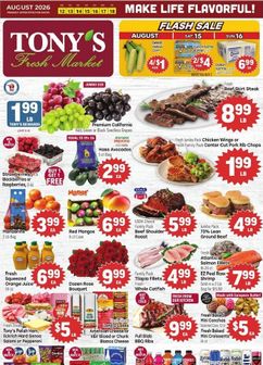 Tony's Fresh Market weekly ad from Wednesday 08/12