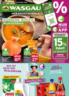 WASGAU-Prospekt von Montag 26.10.
