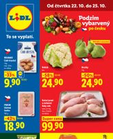 Lidl leták od čtvrtka 22.10.