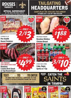 Rouses Markets weekly ad from Wednesday 10/21