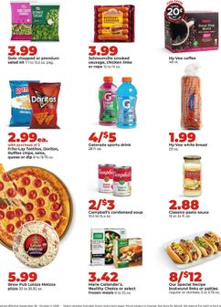 Hy Vee weekly ad from Monday 09/28