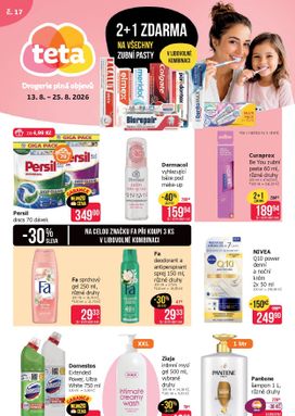 Teta drogerie leták od čtvrtka 13.08.