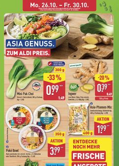 ALDI Nord-Prospekt von Montag 26.10.
