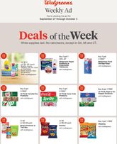Walgreens weekly ad from Sunday 09/27