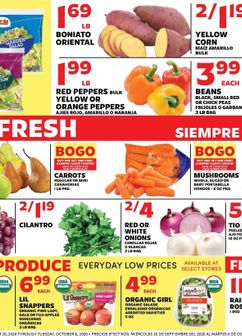 Sedano's weekly ad from Wednesday 09/30