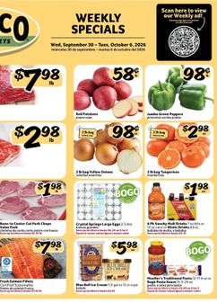Fresco y Más weekly ad from Wednesday 09/30