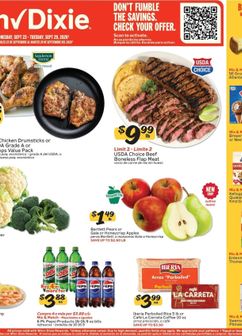 Winn-Dixie weekly ad from Wednesday 09/23