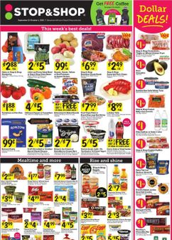 Stop and Shop weekly ad from Friday 09/25