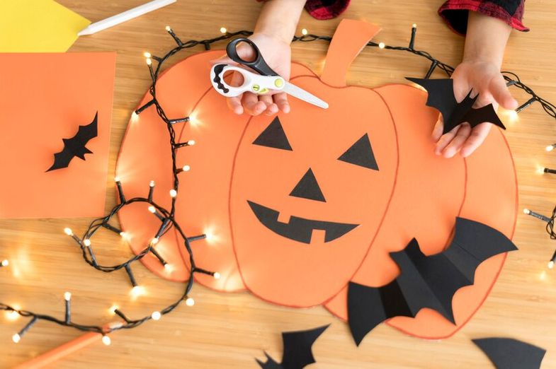 halloweenská girlanda