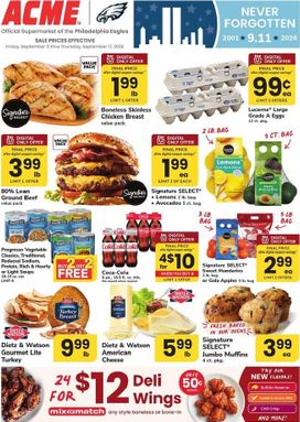 ACME weekly ad from Friday 09/11