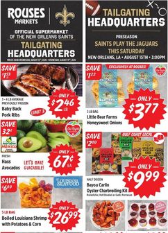 Rouses Markets weekly ad from Wednesday 08/12