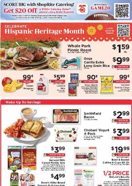 ShopRite weekly ad from Friday 09/11
