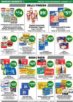 Rancho Markets weekly ad from Tuesday 08/11