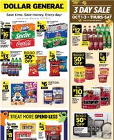 Dollar General weekly ad from Sunday 09/27