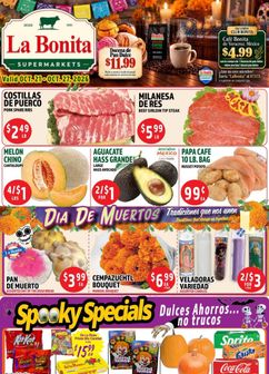 La Bonita weekly ad from Wednesday 10/21