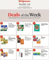 Walgreens weekly ad from Sunday 10/04
