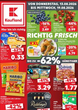 Kaufland Německo leták od čtvrtka 13.08.