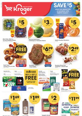 Kroger weekly ad from Wednesday 09/09