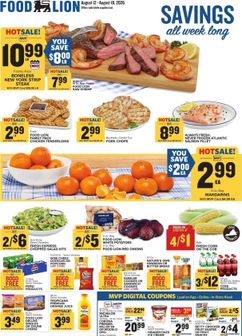 Food Lion weekly ad from Wednesday 08/12