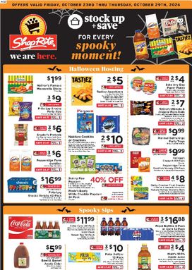 ShopRite weekly ad from Friday 10/23
