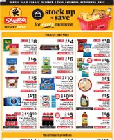 ShopRite weekly ad from Sunday 10/04