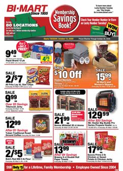 Bi-Mart weekly ad from Tuesday 10/13