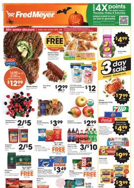 Fred Meyer weekly ad from Wednesday 10/28