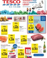 Tesco leták platný od stredy 05.08.