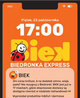 Biedronka Poľsko - Biek